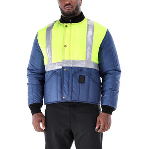 Chaqueta de Trabajo de Invierno con Capucha, Reflectante y de Alta Visibilidad, 100% Poliéster, Resistente al Viento y Transpirable, Servicio OEM - Product Image 5