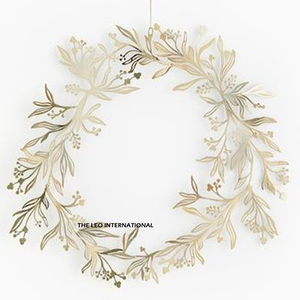 Guirlande de Noël Artisanale Classique en Métal Écologique pour Porte d'Hôtel – Support de Couronne Festive à Prix Abordable et Très Vendu - Product Image 5