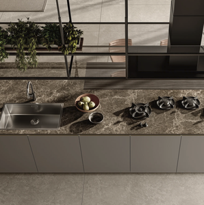 Cuisine modulaire sur mesure JY Project, norme américaine, structure en MDF, plan de travail en marbre, style Shaker moderne, Vietnam, garantie 2 ans - Product Image 6