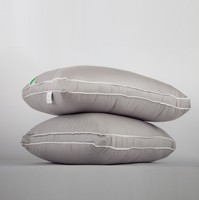 Almohada de Cama Hecha en Taiwán con Fibra de Grafeno y Poliéster, 200 Hilos, Antibacteriana, Ecológica, Sólida, Minimalista, para Dormir de Lado