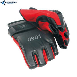 Gants de MMA avec fermeture auto-agrippante, poignées en cuir pour la boxe et les adultes - Product Image 4