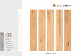 Plancha de porcelana mate de inspiración lineal de 20x120cm diseñada para una disposición estructurada, con profundidad y un rendimiento cerámico estable. - Product Image 2