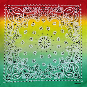 Black Cotton Bandana <b>Square</b> <b>Scarf</b> Silk Screen Printed White Paisley Breathable Multifunctional Casual Style Four Seasons Use - Product Image 5