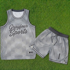 Ensemble de maillots de basket-ball Team Next, 100% polyester respirant, impression sublimée, design de couleur personnalisé pour l'entraînement et la compétition - Product Image 2