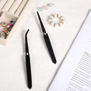 Pinzas de soldadura con bloqueo cruzado, punta fina de precisión, duraderas, de primera calidad, multiusos, para manicura, uso doméstico y comercial, 12,9 cm, 2 uds. - Product Image 4