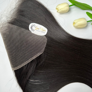 Pelucas de Cabello Humano Vietnamita sin Procesar de un Solo Donante con Encaje Frontal HD de Nudos Individuales de Sun Hair Company - Product Image 3