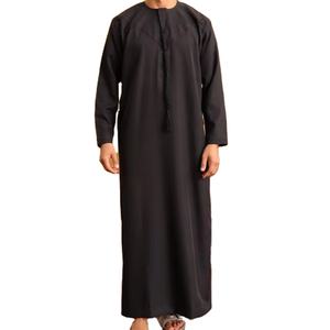 Premium été 2025 musulman hommes décontracté Thobe léger respirant dubaï traditionnel islamique vêtements - Product Image 1