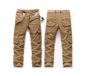 Pantalon cargo personnalisé en coton pour homme, pantalon de jogging, pantalon cargo lourd, vente en gros - Product Image 1