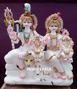 Estatuillas de mármol hecho a mano, Shiv Pariar - Product Image 4