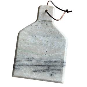 Planche à découper en marbre blanc, planche à découper en marbre de pierre pour la cuisine, accessoires en marbre de cuisine - Product Image 1