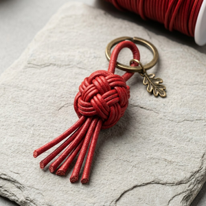 Cordón de Cuero Rojo Antiguo de Primera Calidad, Cuerda de Cuero Redonda de 2 mm | Cordón Flexible y Resistente para Joyería, Manualidades y Accesorios de Bricolaje - Product Image 4