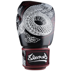 Gants de boxe Muay Thai en cuir PU, style tendance, légers, imperméables, avec sangle de poignet réglable, service OEM personnalisé - Product Image 4