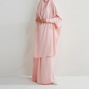 Nueva Abaya Musulmana para Mujer, Modelo 2026, Vestido Tipo Túnica, Moda Primavera-Otoño, Manga Larga con Volantes, Estilo Medio Oriente, para Venta al Por Mayor - Product Image 2