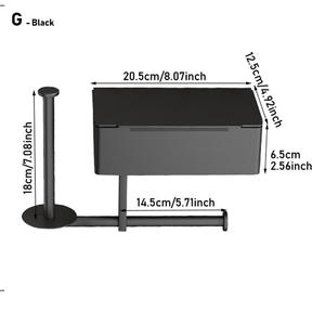Modern Black <b>Wall</b> Mount Eco-Friendly <b>Silver</b> Square Paper Towel Dispenser with Lifetime Warranty 20.5cm X 12.5cm for Bathroom Use - Product Image 6