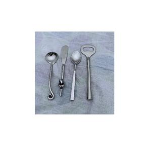 Elegante Juego de Cubiertos de Cinco Piezas de Acero Inoxidable, Ecológico, Apto para Lavavajillas, Duradero, Cuchillo, Tenedor y Cuchara para Restaurantes - Product Image 2