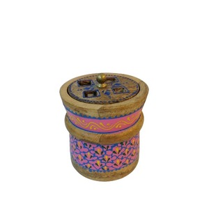 Mabkhara Arabe Artisanale de Luxe avec Finition en Bois Naturel pour la Combustion d'Oud et de Bakhoor - Product Image 6