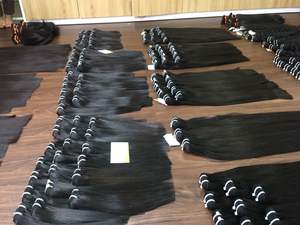 Haute qualité 100% extensions de cheveux humains crus vietnamiens tissage de cheveux de cuticule droite naturelle - Product Image 4