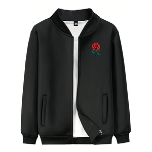 Dernière veste de baseball universitaire pour homme grande taille, respirante, avec broderie personnalisée et écussons, idéale pour l'hiver - Product Image 1