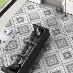 600x600mm Ceramic 24x24 High Gloss Azul Macaubas Blue Granite Design Bookmatch Porcelain Floor Tiles 60x60 Size 2x2 ft Flooring - Product Image 1