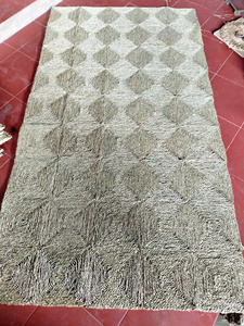 Tapis de porte en jonc de mer du Vietnam, tissé en fibres naturelles, paillasson anti-poussière pour intérieur et extérieur, production en usine - Product Image 6