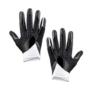 Gants de football unisexes personnalisés de qualité supérieure, respirants, anti-humidité, imperméables, avec grip en silicone adhésif et durables pour receveurs - Product Image 1
