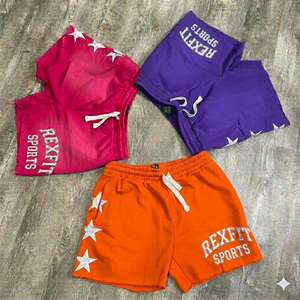 Pantalones Cortos Deportivos Personalizados OEM con Diseño de Estrellas para Hombre, de Secado Rápido, Transpirables, para Correr, Entrenamiento, Fitness, con Logotipo Impreso, para Baloncesto - Product Image 3