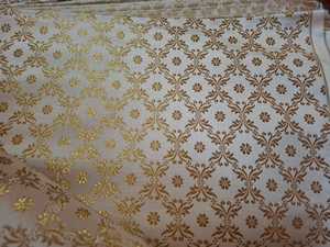 Tela de Seda Brocada Banarasi de Lujo para Ropa Masculina, Material para Sherwani de Boda Étnica, Seda Jacquard de Diseñador - Product Image 2