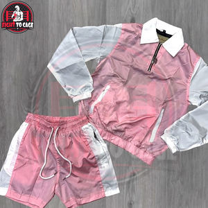 Ensemble veste zippée et short en tissu mémoire, qualité supérieure, respirant, prix de gros, entièrement personnalisable, dernier style, nouveau style - Product Image 6