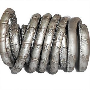 Wholesale High Quality Genuine Sheep Leather Cord Snake Print Leather Cords for <b>Sewing</b> <b>Bags</b> Jewelry Garments Finished Coating - Product Image 1