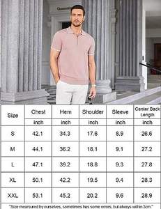 เสื้อโปโลผู้ชายแบบสั่งทำพิเศษ ทรงเข้ารูป ซิปหน้า 1/4  ชุดกีฬากอล์ฟ เสื้อโปโลผ้าฝ้าย 100% คุณภาพสูง - Product Image 6