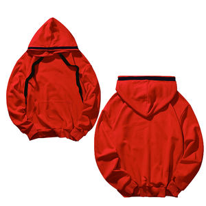 Sweat-shirt à capuche polaire pour homme, prix de gros, personnalisable avec logo, design streetwear uni, chaud pour l'hiver - Product Image 4