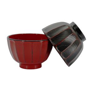 Best Price Custom Size Black and Red <b>Bowls</b> in Wood Resin Made in India for Party Occasions - Product Image 1