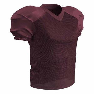 Maillot d'entraînement de football américain en mesh noir pour adulte, uniforme d'entraînement extensible, séchage rapide, vêtements d'équipe - Product Image 6
