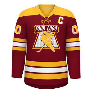 Jersey de Hockey sobre Hielo Personalizado Transpirable de Alta Calidad, Diseño de Moda al por Mayor, Personaliza tu Propio Logotipo, Jerseys Deportivos Transpirables - Product Image 1