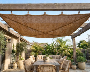 Voile d'ombrage rectangulaire en fibre de coco - Auvent solaire extérieur écologique pour la plage, le jardin, le balcon, la décoration de café - De Eco2go Vietnam - Product Image 4