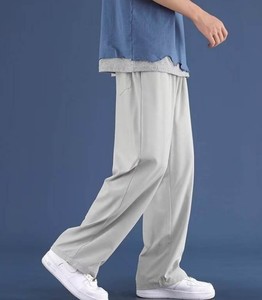 Pantalones de Traje de Pierna Ancha para Hombre, Ligeros, 100% Algodón, de Cintura Media, Finos, Estilo Casual de Negocios, de Secado Rápido, Ecológicos, con Cierre de Cremallera - Product Image 6