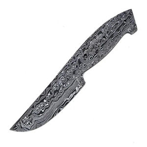 Cuchillo Burraq Personalizado Hecho a Mano con Hoja de Acero de Damasco, Multifuncional, con Patrón de Gota de Lluvia, Regalo Perfecto para Uso en Exteriores - Product Image 1
