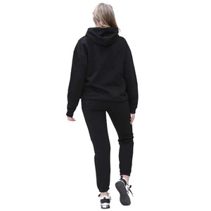 Conjunto deportivo de dos piezas con pantalones largos para estar en casa, personalizado con logotipo, unisex, para invierno, apto para embarazadas. - Product Image 1