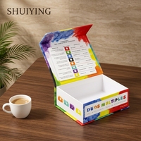 Caja de Lujo con Logotipo Personalizado, Cierre Magnético, Papel Rígido, Cartón Negro, Caja Magnética para Zapatos, Ropa, Embalaje de Regalo