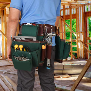 Cinturón/Bolsa/Estuche de Herramientas de Cuero 100% Genuino al por Mayor, las Mejores Ofertas Personalizadas para Carpinteros y Uso en Construcción a Precios de Mayoreo - Product Image 2