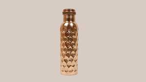 ขวดน้ำทองแดง BURAQ HANDICRAT ขนาด 1 ลิตร ออกแบบมาเพื่อการเดินทาง - Product Image 6