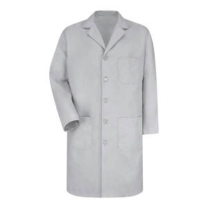 OEM Custom Unisex <b>White</b> Woven Long Sleeve Breathable Quick-drying Lab Coat for Hospital Surgeons and Medical Use - Product Image 2