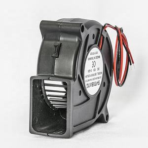 Ventilador Centrífugo Pequeño DB7630-K 76x76x30mm, Ventilador Micro DC con Rodamiento de Motor de Plástico, 12/24V 4000/3500 RPM 42DB - Product Image 2