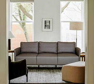 BUCCATI L Shaped <b>Corner</b> Sofa PU Leather Solid Sal Wood Frame High Density Foam Supersoft Latex Recron <b>Cushion</b> Modern Furniture - Product Image 5