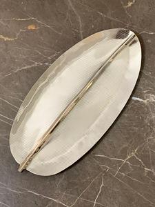 Bandeja de Servir Ovalada de Acero Inoxidable, Acabado Mate o Dorado, para Postres, Ecológica, Resistente, para Restaurantes y Fiestas - Product Image 3