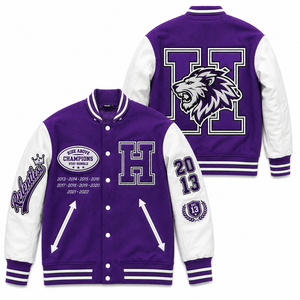 New <b>Men's</b> High Street Fashion Baseball Letterman Varsity <b>Jacket</b> Embroidered Wool Liner Red <b>White</b> Sleeves Wholesale Prices Winter - Product Image 1