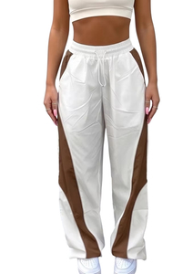 Coupe-vent Femme Hip Hop Taille Haute Cordon de Serrage Jogger Streetwear Coupe Droite 100% Nylon Imperméable Printemps Haute Qualité - Product Image 2