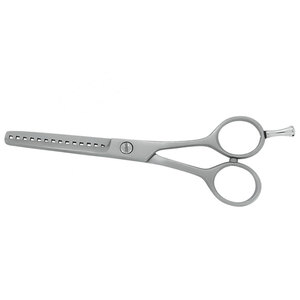 Stainless Steel Professional <b>Barber</b> Thinning Scissors Sharp <b>Blade</b> Right-Handed Medium Handle Hair Thinning Shears for Salon Use - Product Image 6