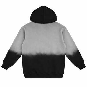 <b>Men</b> Two Tone Color Boxy Style Fleece Material 100% Cotton Eco-Friendly <b>Lined</b> Sun Faded Acid Wash Custom Breathable <b>Hoodie</b> - Product Image 2