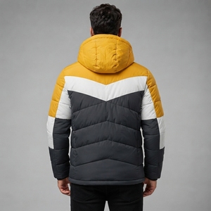 Men Puffer <b>Jacket</b> Premium Quilted Winter Coat Lightweight Insulated Fabric Warm Comfortable Outerwear For Casual Daily Wear - Product Image 6